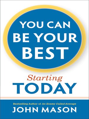 cover image of You Can Be Your Best—Starting Today